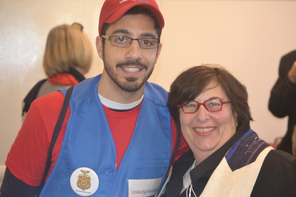 Michael Toumayan (HRC) and I in the Green Room